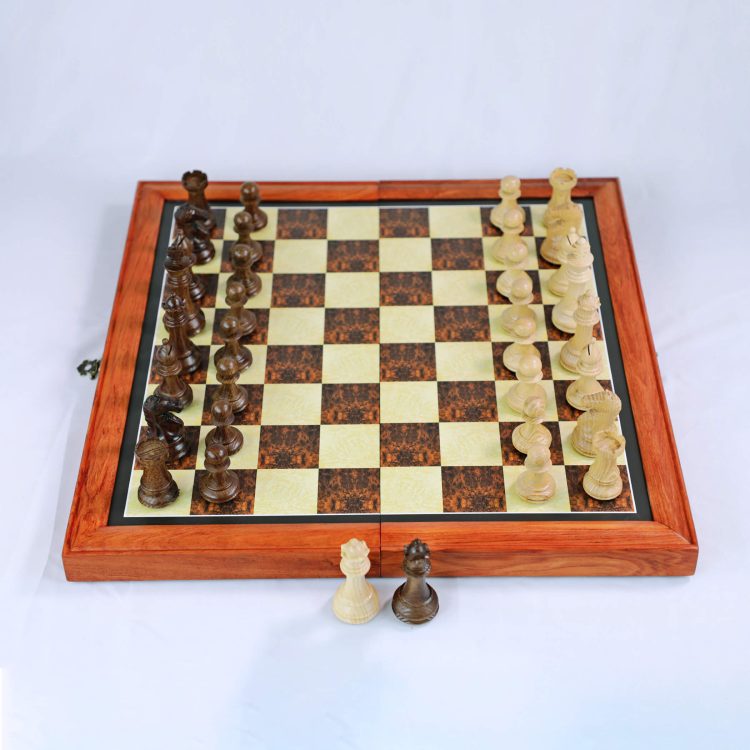 Bàn Cờ Vua Gấp Deluxe Chuẩn Thi Đấu Quốc Tế FIDE & USCF1