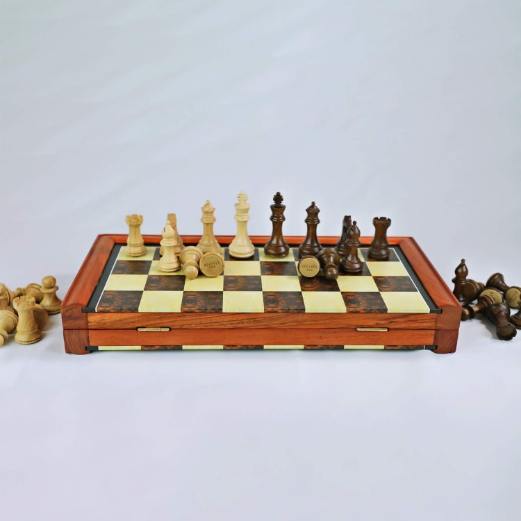 Bàn Cờ Vua Gấp Deluxe Chuẩn Thi Đấu Quốc Tế FIDE & USCF6
