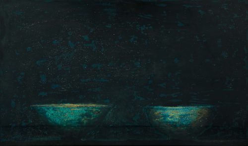 Bát Cổ 53 - Tranh Sơn Mài Tĩnh Vật của Họa Sĩ Nguyễn Tuấn Cường