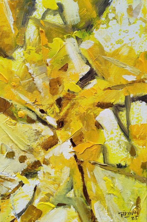 Giai điệu Thu I - Tranh Acrylic Đẹp Của Họa Sĩ Trần Vĩnh Thịnh