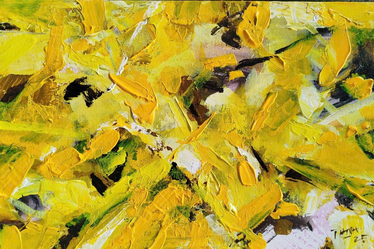 Giai điệu Thu IV - Tranh Acrylic Đẹp Của Họa Sĩ Trần Vĩnh Thịnh Giai điệu Thu IV - Tranh Acrylic Đẹp Của Họa Sĩ Trần Vĩnh Thịnh