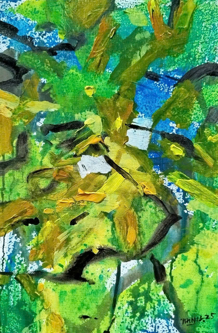 Giai điệu Thu V - Tranh Acrylic Đẹp Của Họa Sĩ Trần Vĩnh Thịnh Giai điệu Thu V - Tranh Acrylic Đẹp Của Họa Sĩ Trần Vĩnh Thịnh