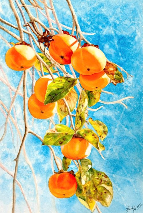 Giữ Nắng - Quà Tặng Tranh Nghệ Thuật Màu Nước Họa Sĩ Thanh Hà