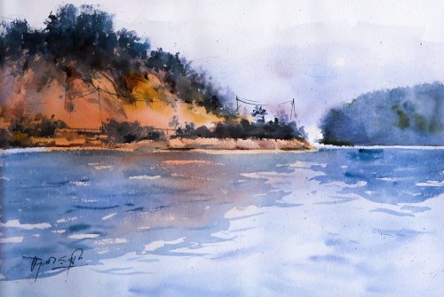 Giữa Lòng Hồ - Hoạ sĩ Đình Đức 