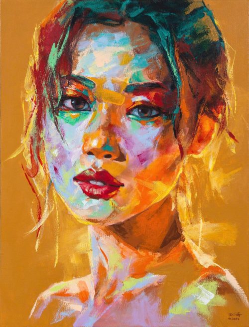 Hoàng Thu - Tranh Acrylic Nghệ Thuật Của Họa Sĩ Mai Huy Dũng