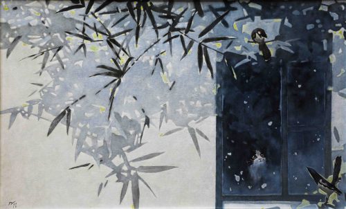 Hóng III - Tranh Sơn Dầu Nghệ Thuật của Họa Sĩ Đặng Vũ Hà