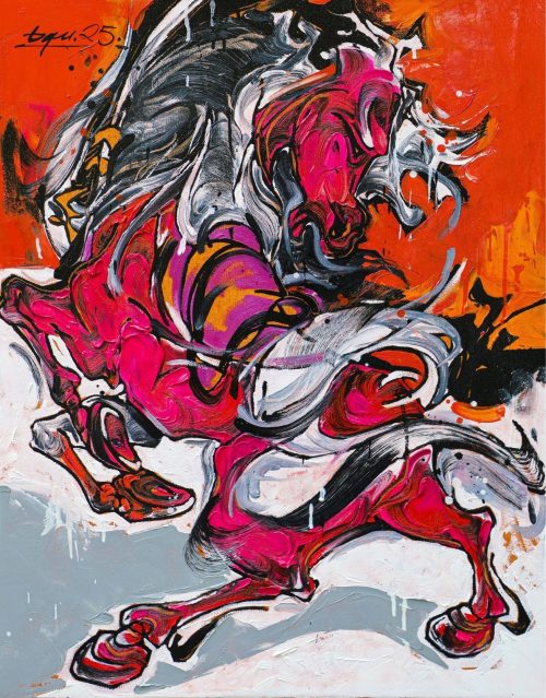 Hồng Phong - Tranh sơn dầu độc bản của Hoạ sĩ Lã Bá Quân