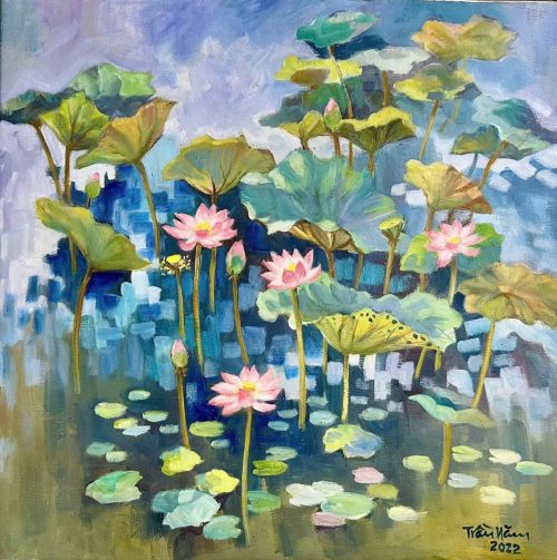 Hương Mùa Hạ - Tranh Sơn Dầu Phong Cảnh của Họa Sĩ Trần Năm