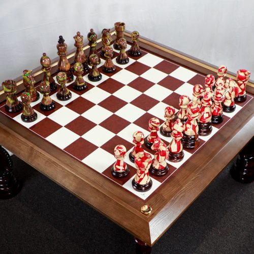 Bộ Cờ Vua Khổng Lồ Xanh Lá - Đỏ Rực
