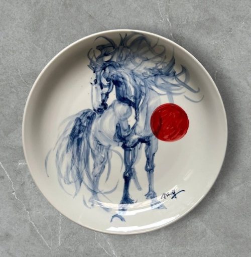 Kiêu Mã I - Quà tặng gốm nghệ thuật Nguyễn Đoan Ninh