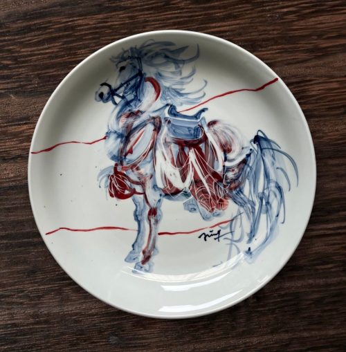 Kiêu Mã IV - Quà tặng gốm nghệ thuật Nguyễn Đoan Ninh