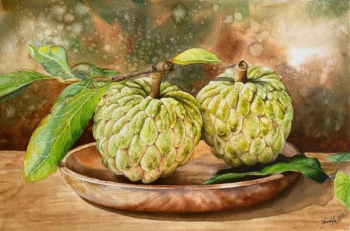 Na - Quà Tặng Tranh Nghệ Thuật Màu Nước Họa Sĩ Thanh Hà