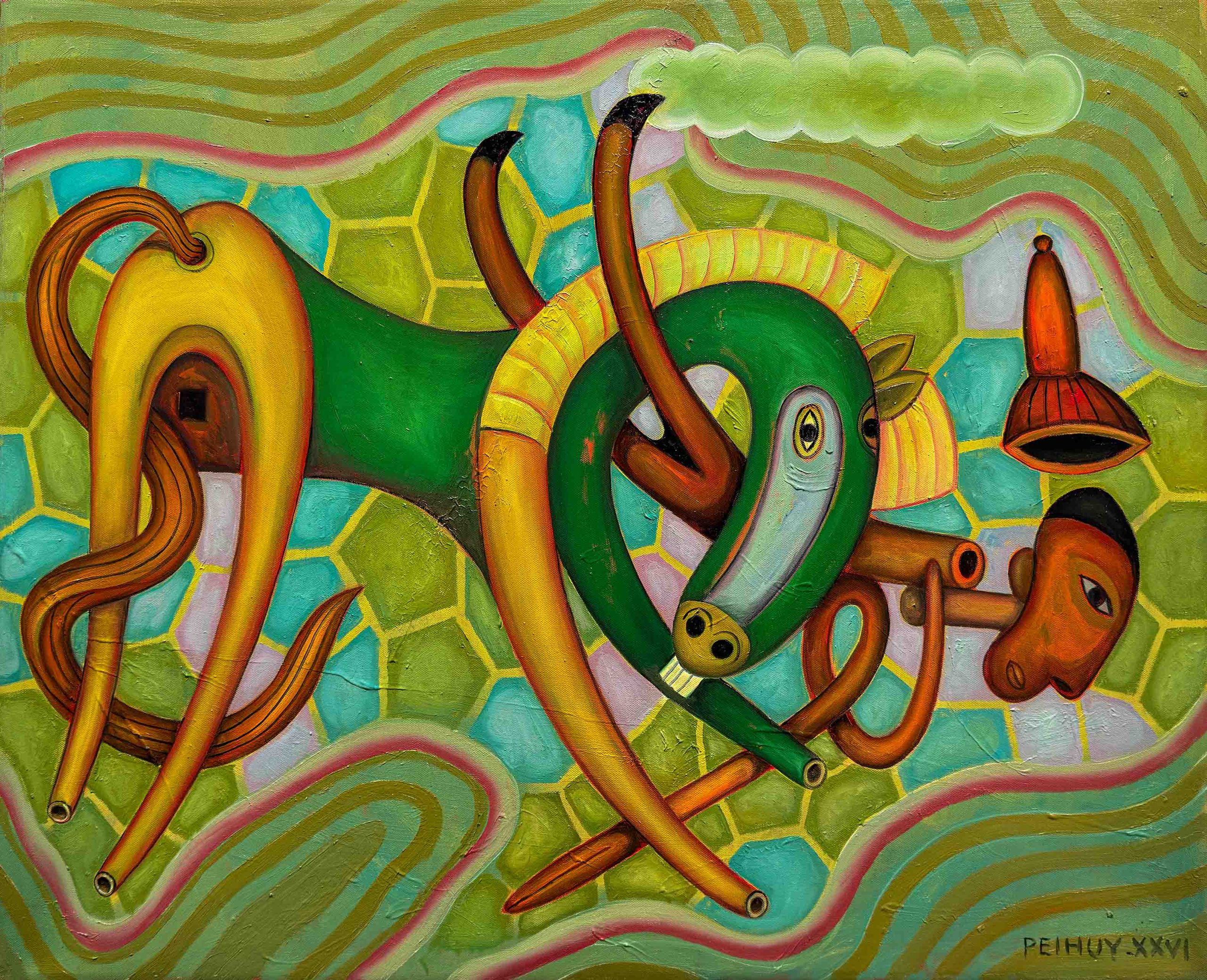 Ngã Ngựa - Tranh sơn dầu nghệ thuật của Họa Sĩ Hà Huy Hiệp Ngã Ngựa - Tranh sơn dầu nghệ thuật của Họa Sĩ Hà Huy Hiệp