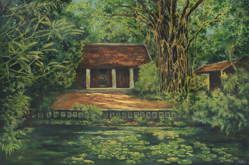 Nơi Thời Gian Lắng Lại - Tranh Sơn Mài Nghệ Thuật Của Họa Sĩ Đậu Quang Anh