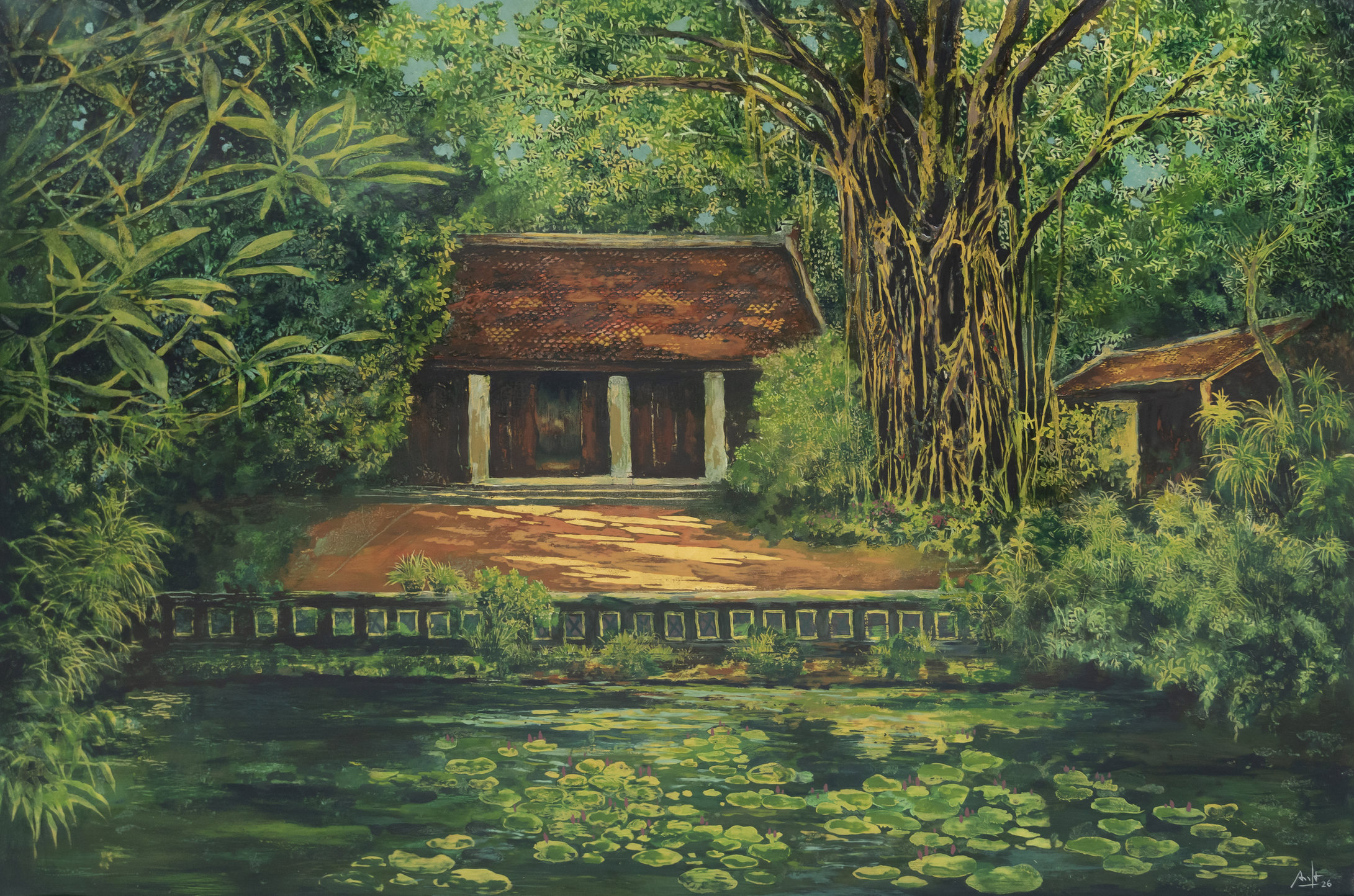 Nơi Thời Gian Lắng Lại - Tranh Sơn Mài Nghệ Thuật Của Họa Sĩ Đậu Quang Anh Nơi Thời Gian Lắng Lại - Tranh Sơn Mài Nghệ Thuật Của Họa Sĩ Đậu Quang Anh