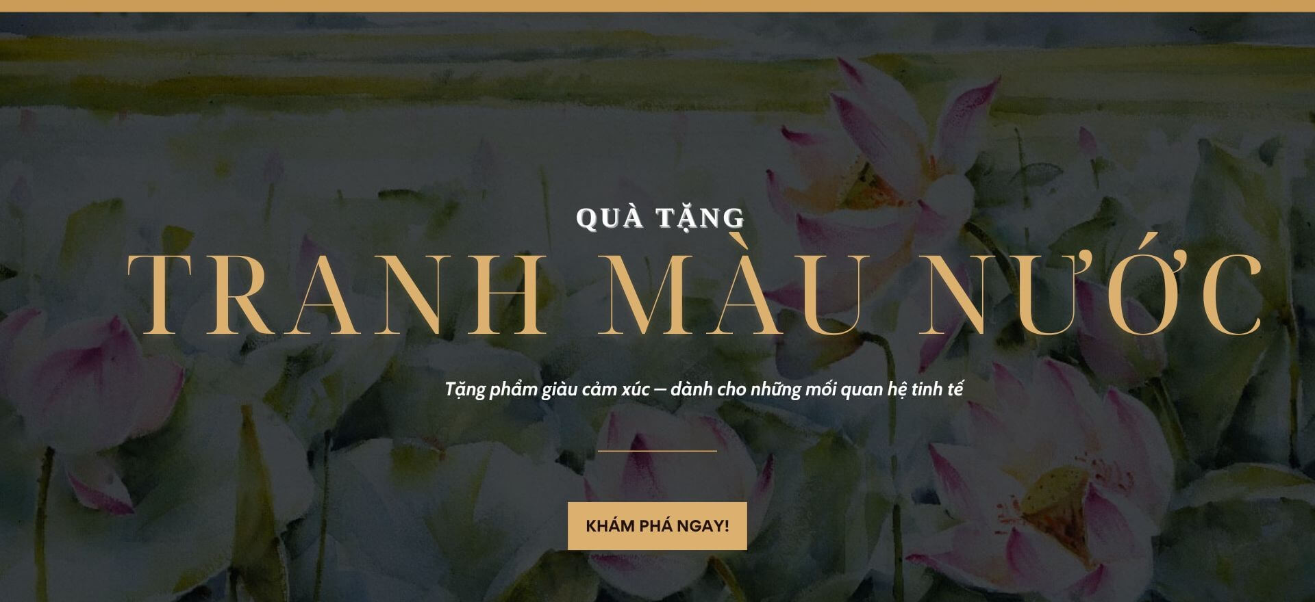 Quà Tặng Tranh Màu Nước
