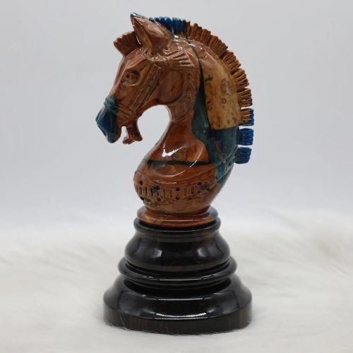 Quân Mã Trang Trí Siêu Lớn Keo Resin & Gỗ (2)