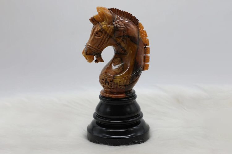 Quân Mã Trang Trí Siêu Lớn Keo Resin & Gỗ (2)