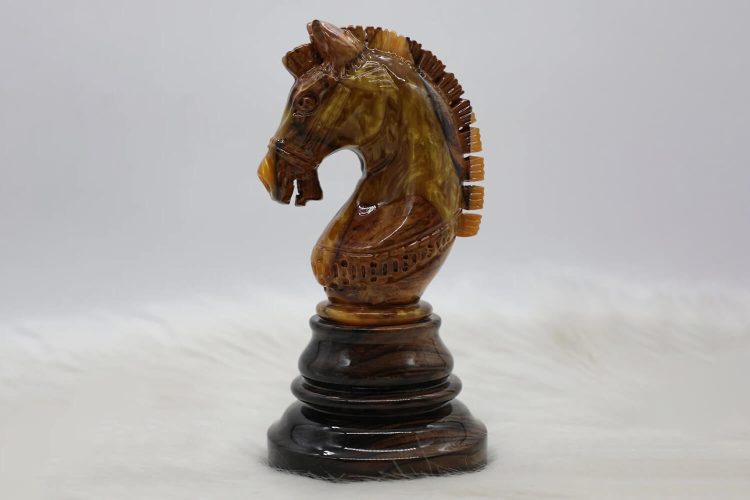 Quân Mã Trang Trí Siêu Lớn Keo Resin & Gỗ (2)