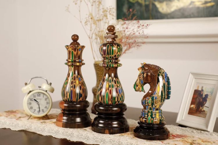 Set Hậu – Vua – Mã – Siêu Cờ Vua Décor wilshire