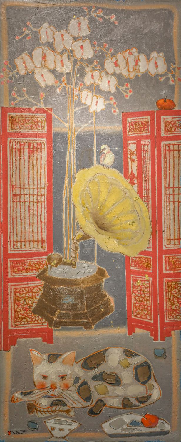 Thanh Âm Mùa Xuân - Tranh Sơn Dầu Độc Bản Của Họa Sĩ Khổng Đỗ Duy Thanh Âm Mùa Xuân - Tranh Sơn Dầu Độc Bản Của Họa Sĩ Khổng Đỗ Duy