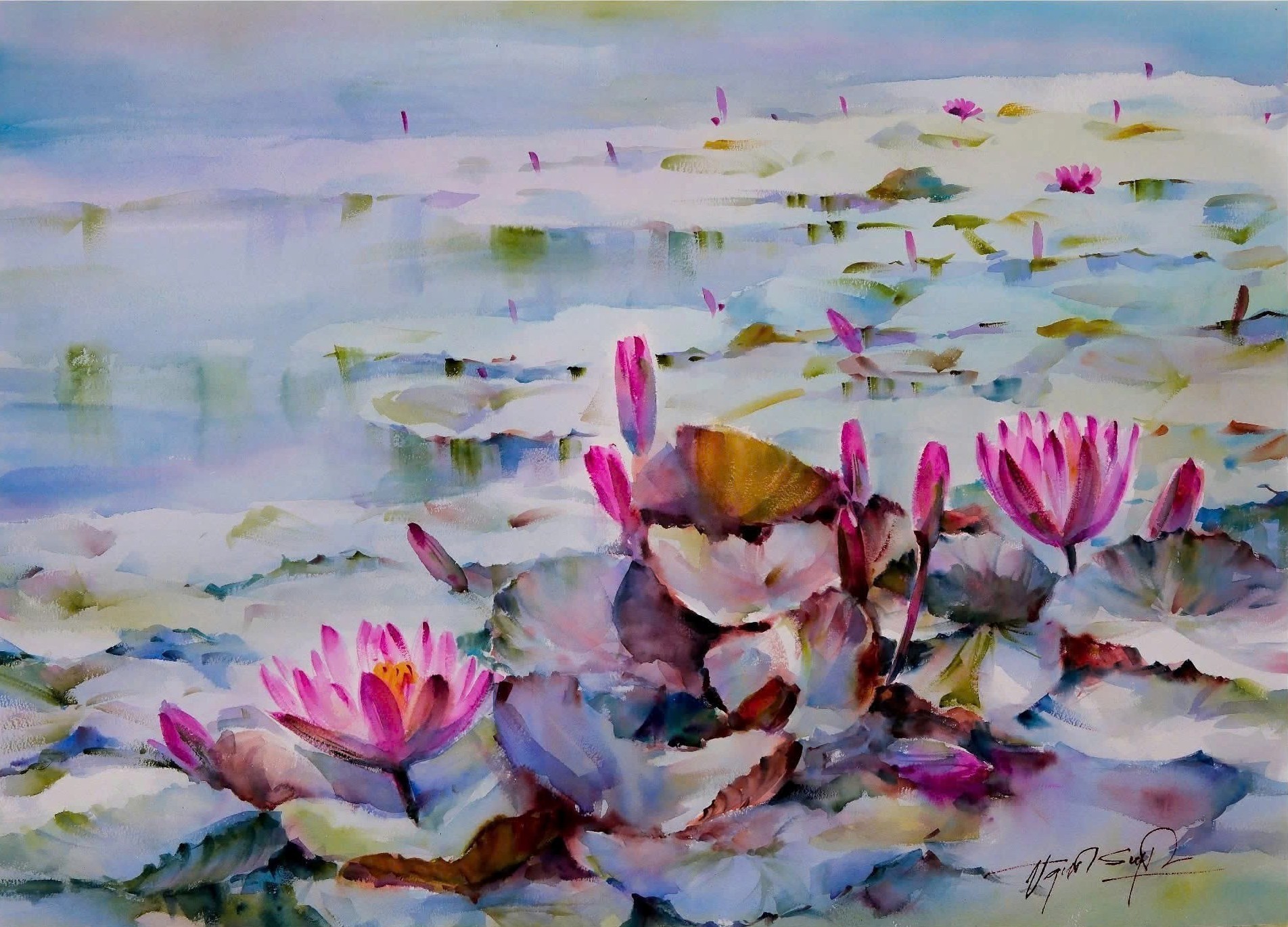 Thụy Liên Trì - Hoạ sĩ Đình Đức Thụy Liên Trì - Hoạ sĩ Đình Đức