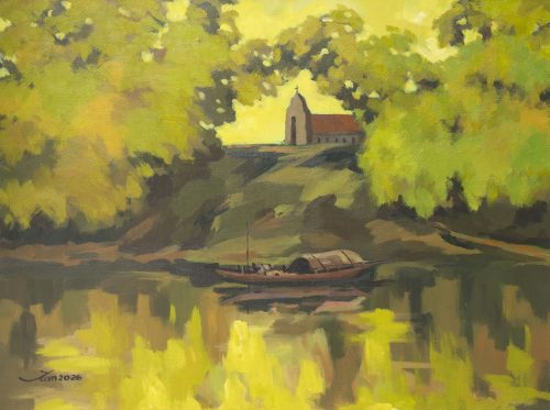 Tĩnh Lặng - Tranh Acrylic Nghệ Thuật Của Họa Sĩ Vũ Mạnh Tấn