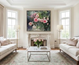 Tranh Hoa - Quà Tặng Tranh Hoa 83 Trong không gian nhà