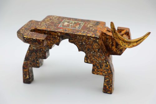 Tứ Trụ Ngưu II - Quà Tặng Tượng Sơn Mài Bởi Họa Sĩ Nguyễn Tấn Phát