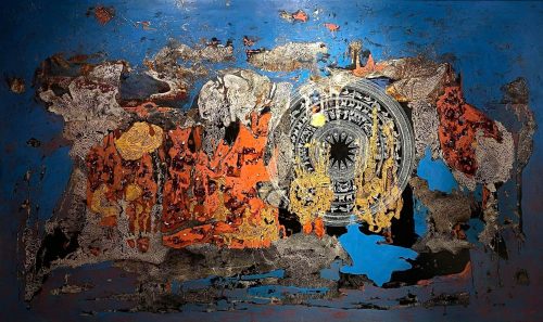 Vinh Quy - Tranh Sơn Mài của Họa Sĩ Nguyễn Văn Nghĩa