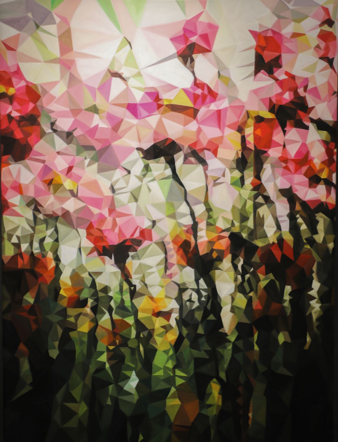 Vườn Hoa - Tranh Acrylic Trên Toan Của Họa Sĩ Nguyễn Thu Thủy Vườn Hoa - Tranh Acrylic Trên Toan Của Họa Sĩ Nguyễn Thu Thủy