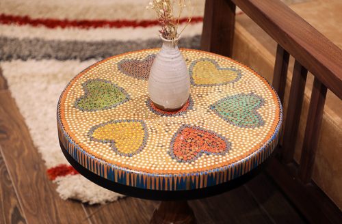 bàn trà nghệ thuật tâm VI 4