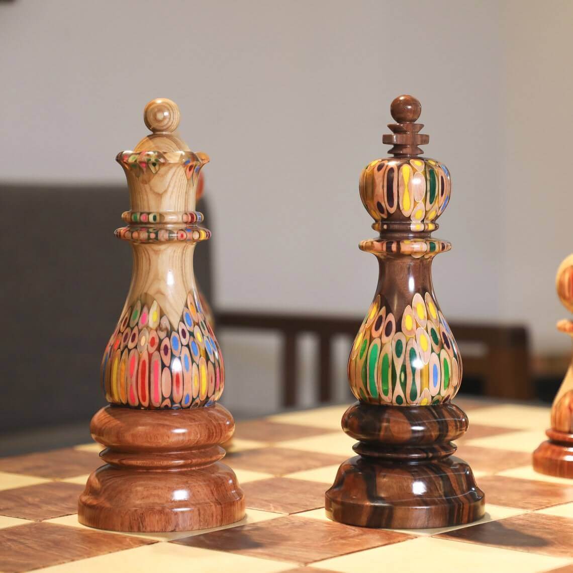 bộ cờ vua bằng gỗ