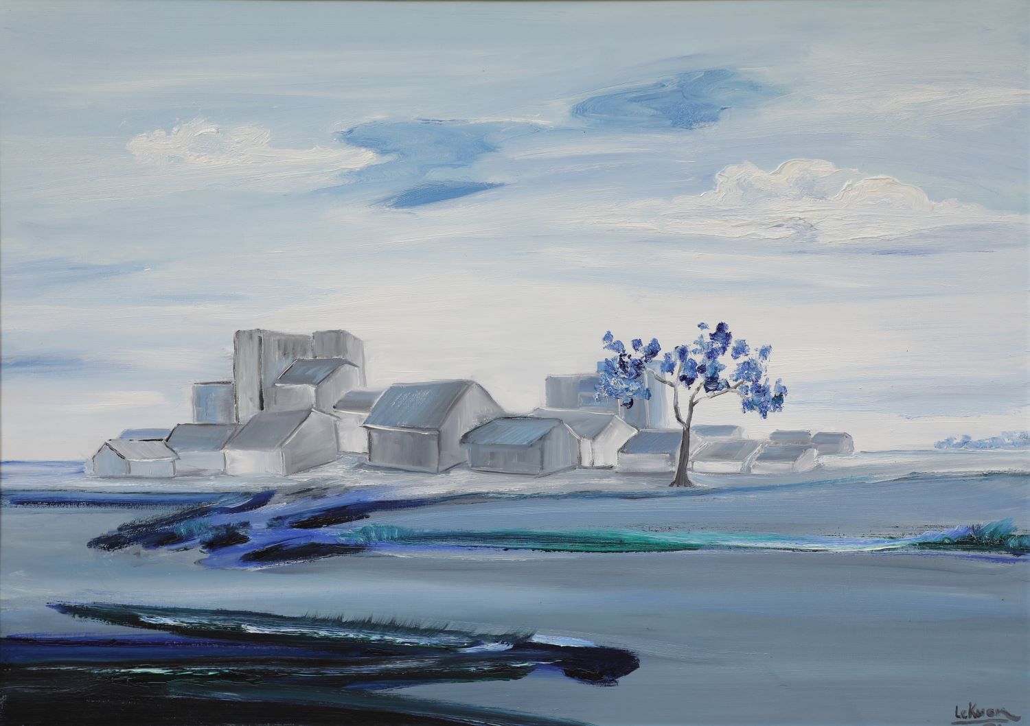 lang-ben-song-hoa-si-le-quan.jpg Làng Bên Sông - HS Lê Quân