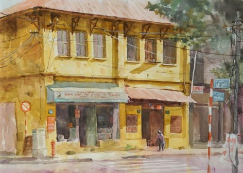 nhà thuốc cổ truyền - Hoạ sĩ Đức Tiến
