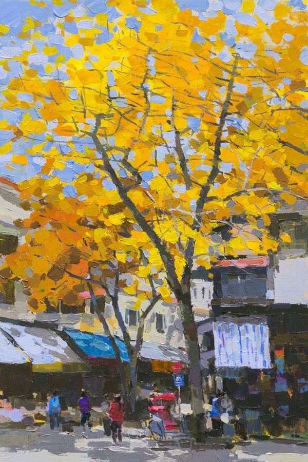 tranh acrylic làm quà tặng độc đáo