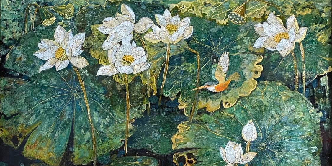 Tranh Sơn Mài của Họa Sĩ Đỗ Khải