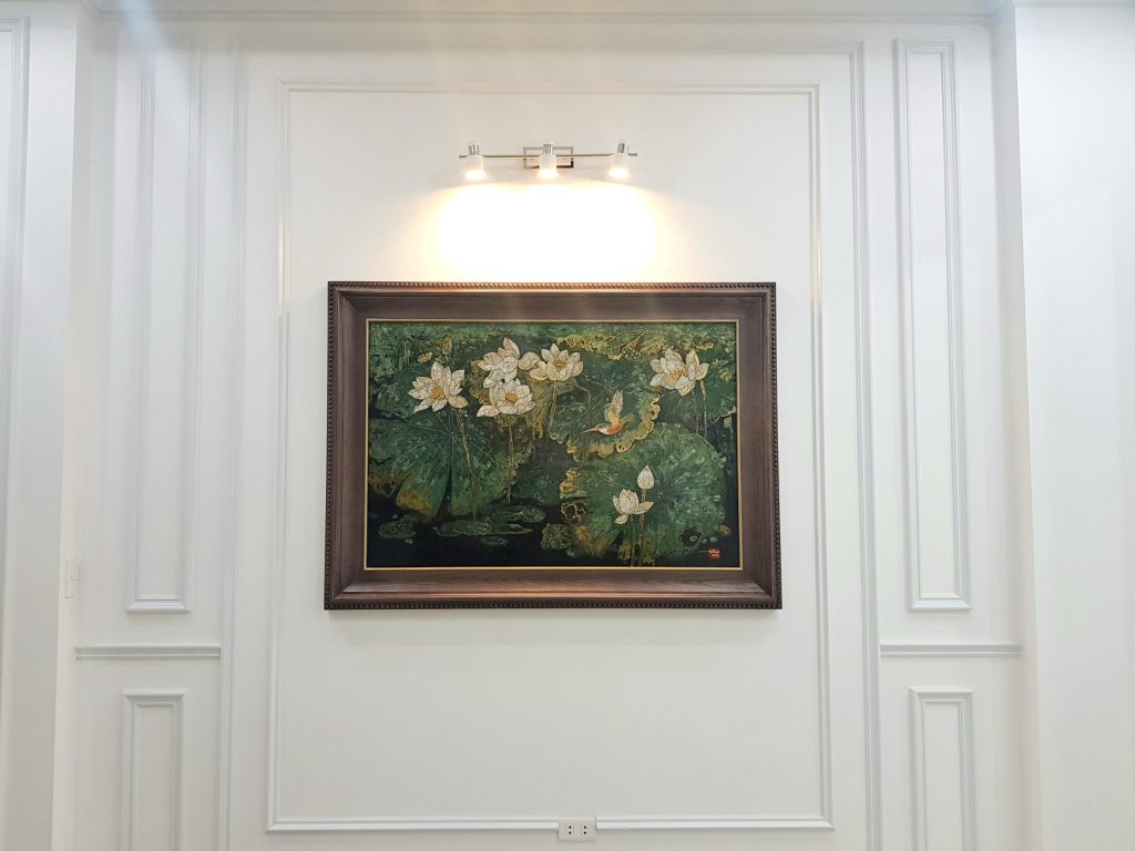 Quà Tặng Tranh Sơn Mài Hoa Sen - Quà Tặng Quý